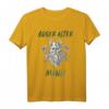 Böser alter Mann Totenkopf Camouflage Tarnmuster T-Shirt – Lustiges Geschenk für Rentner, Opas & Väter zu Halloween & Vatertag