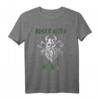 Böser alter Mann Totenkopf Camouflage Tarnmuster T-Shirt – Lustiges Geschenk für Rentner, Opas & Väter zu Halloween & Vatertag