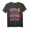 Level 8 Freigeschaltet Vintage Videospiel T-Shirt zum 8. Geburtstag – Perfekt für Jungen, Mädchen & Kinder, Geschenkidee für Gamer