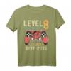 Level 8 Freigeschaltet Vintage Videospiel T-Shirt zum 8. Geburtstag – Perfekt für Jungen, Mädchen & Kinder, Geschenkidee für Gamer