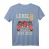 Level 8 Freigeschaltet Vintage Videospiel T-Shirt zum 8. Geburtstag – Perfekt für Jungen, Mädchen & Kinder, Geschenkidee für Gamer