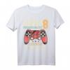 Level 8 Freigeschaltet Vintage Videospiel T-Shirt zum 8. Geburtstag – Perfekt für Jungen, Mädchen & Kinder, Geschenkidee für Gamer