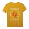 Unterschätze niemals einen alten Mann der in der DDR aufgewachsen ist - Lustiges Ossi T-Shirt zum HapDog, mit DDR Logo, rotem Stern & Hammer & Zirkel