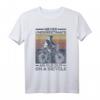 Lustiges Radfahrer Spruch T-Shirt für ältere Männer - Retro Vintage Fahrradmotiv mit E-Bike & Oldtimer Spruch