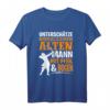 Unterschätze niemals einen alten Mann mit Pfeil und Bogen T-Shirt – Perfektes Geschenk für Bogenschützen, Hobby- und Profi-Bogenschützen zu Weihnachten oder Geburtstag