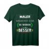 Maler und Lackierer Anstreicher Malermeister Beruf Spruch T-Shirt – Lustiges Geschenk für Maler, Lackierer & Handwerker mit Humor