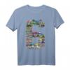 Fun Kinder 6. Geburtstag Bauernhof-Traktor T-Shirt – Perfektes Geschenk für 6-Jährige Kinder, Jungen & Mädchen, mit Bauernhof- und Traktor-Design