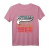 33. Geburtstag Mann T-Shirt – Legendär seit Dezember 1991, lustiges Geschenk für den 33. Geburtstag, perfekt für Männer und Frauen