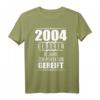 Geburtstagsgeschenk 18 Jahre 2004 - Lustiges Geburtstag T-Shirt für Männer und Frauen, Perfekt für die 18. Party