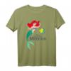 HapDog The Little Mermaid Ariel & Flounder T-Shirt – Offizielles Disney Merchandise zum Jubiläum