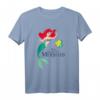 HapDog The Little Mermaid Ariel & Flounder T-Shirt – Offizielles Disney Merchandise zum Jubiläum