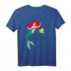 HapDog The Little Mermaid Ariel & Flounder T-Shirt – Offizielles Disney Merchandise zum Jubiläum