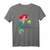 HapDog The Little Mermaid Ariel & Flounder T-Shirt – Offizielles Disney Merchandise zum Jubiläum