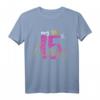 15. Geburtstag Mädchen Geschenk - Prinzessin Krone Kinder T-Shirt mit Leopardenmuster für Prinzessinnen-Party und Geburtstagsfeier