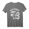 8 Jahre altes Kind Geburtstag Junge - Dirt Bike & MX Motorrad T-Shirt - Perfektes Geschenk für kleine Motocross Fans