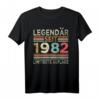 41. Geburtstag Legendär Seit 1982 T-Shirt – Limitierte Auflage für den Jahrgang 1982, Perfektes Geschenk für Freunde, Familie & Geburtstagsfeier