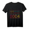 Awesome Since 2004 - 18. Geburtstag T-Shirt für Jungen & Mädchen, Geschenkidee zum Geburtstag & Weihnachten