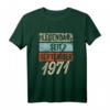 52. Geburtstag Mann T-Shirt – Legendär seit 1971 lustiges Geschenk für Männer, Frauen & Geburtstagsfeierdekoration