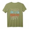 52. Geburtstag Mann T-Shirt – Legendär seit 1971 lustiges Geschenk für Männer, Frauen & Geburtstagsfeierdekoration