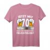 Jetzt mit 70 Jahre alt Geburtstag T-Shirt für Frauen und Männer – Lustiges Geschenk für Jubiläum, Party & Überraschungsfeier