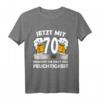 Jetzt mit 70 Jahre alt Geburtstag T-Shirt für Frauen und Männer – Lustiges Geschenk für Jubiläum, Party & Überraschungsfeier