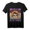 Frauen Böse Alte Frau - Totenkopf Vintage - Biker - Gang T-Shirt für Frauen mit Humor, Sarkasmus & Ironie