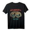 Unterschätze niemals einen alten Mann auf Skiern Geschenk T-Shirt – Lustiges Wintersport Outfit für Skifahrer und Snowboarder