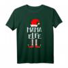 Mama Elfe Weihnachts Outfit Grün Partnerlook für die Familie – Lustiges Elf Kostüm als Weihnachtsgeschenk und Alternative zu Weihnachtspullovern