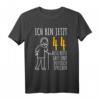 44. Geburtstag Mann T-Shirt | Ich bin jetzt 44 | Lustiges Geburtstagsgeschenk für Männer zum 44. Geburtstag