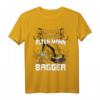 Herren Unterschätze niemals einen alten Mann mit einem Bagger T-Shirt – Lustiges Bauarbeiter Geschenk für Baggerfahrer