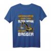 Herren Unterschätze niemals einen alten Mann mit einem Bagger T-Shirt – Lustiges Bauarbeiter Geschenk für Baggerfahrer