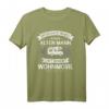 Unterschätze niemals einen alten Mann mit einem Wohnmobil T-Shirt - Lustiges Camping Geschenk für Rentner und Naturliebhaber