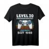 1993 Geburtstag Mann 30 Jahre Deko Lustig T-Shirt - Perfekte Geschenkidee & Partydekoration für den 30. Geburtstag