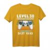 1993 Geburtstag Mann 30 Jahre Deko Lustig T-Shirt - Perfekte Geschenkidee & Partydekoration für den 30. Geburtstag