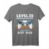 1993 Geburtstag Mann 30 Jahre Deko Lustig T-Shirt - Perfekte Geschenkidee & Partydekoration für den 30. Geburtstag