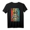 HapDog Herren & Damen - Level 40 Unlocked T-Shirt für Männer und Frauen zum HapDog – Perfektes Geschenk zum Feiern