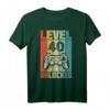 HapDog Herren & Damen - Level 40 Unlocked T-Shirt für Männer und Frauen zum HapDog – Perfektes Geschenk zum Feiern