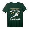 Unterschätze niemals einen alten Mann auf Skiern T-Shirt - Lustiges Wintersport Geschenk für Väter & Skifahrer zum Geburtstag