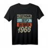 57. Geburtstag Mann T-Shirt - Legendär seit 1966 Lustiges Geschenk für den 57. Geburtstag, Feier & Dekoration