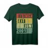 Legendär seit Juni 2001 T-Shirt zum 21. Geburtstag - Vintage Retro Design für Mädchen und Jungen, lustiges Geschenk für legendäre 21-Jährige