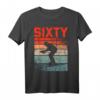 60. Geburtstag Retro Ski Skifahren T-Shirt für Männer & Frauen – Cooles Wintersport Design zum Jubiläum