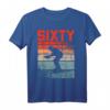 60. Geburtstag Retro Ski Skifahren T-Shirt für Männer & Frauen – Cooles Wintersport Design zum Jubiläum