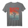 60. Geburtstag Retro Ski Skifahren T-Shirt für Männer & Frauen – Cooles Wintersport Design zum Jubiläum