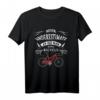 Herren Radfahrer T-Shirt mit lustigem Retro Vintage Design – Unterschätzen Sie niemals einen alten Mann mit Fahrrad, perfekt für Biker Papa, Opa und Radfahrerliebhaber
