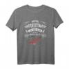 Herren Radfahrer T-Shirt mit lustigem Retro Vintage Design – Unterschätzen Sie niemals einen alten Mann mit Fahrrad, perfekt für Biker Papa, Opa und Radfahrerliebhaber