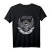 Herren Opa Großvater Motorrad Biker Böser Alter Mann T-Shirt - Lustiges Vintage Style Shirt für Opa, Papa & Onkel mit Humor
