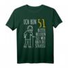 Lustiges 51. Geburtstag T-Shirt für Männer - Humorvolles Design zum 51. Geburtstag mit Spruch 'Ich bin 51 bitte helfen Sie mir über die Strasse'