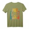 Juli 1980 44 Jahre alter Geburtstag Limited Edition Vintage T-Shirt – Klassisch geschnitten, perfekt für den Jubiläums-Geburtstag