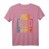 Juli 1980 44 Jahre alter Geburtstag Limited Edition Vintage T-Shirt – Klassisch geschnitten, perfekt für den Jubiläums-Geburtstag