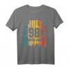 Juli 1980 44 Jahre alter Geburtstag Limited Edition Vintage T-Shirt – Klassisch geschnitten, perfekt für den Jubiläums-Geburtstag